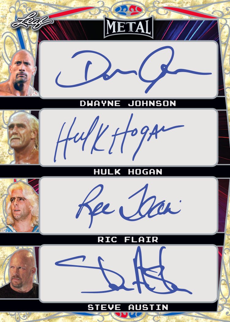 Dwayne The Rock Johnson Signs For Leaf Trading Cards Blowout Buzz