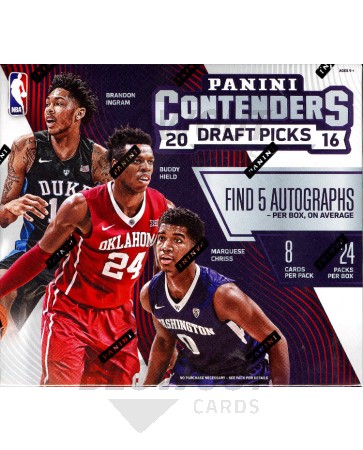 2016 Panini Contenders Draft Picks Basketball Hobby Box