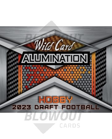 2023 Wild Card Alumination Draft Football Hobby 12 Box Case