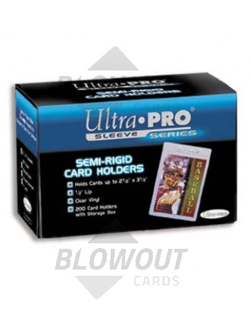 Ultra Pro Semi-Rigid 1/2 Lip Sleeves 200ct