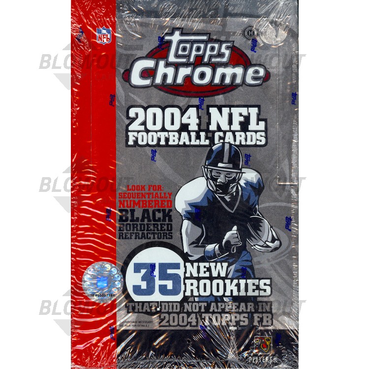 2004 Topps Chrome Football Hobby Box