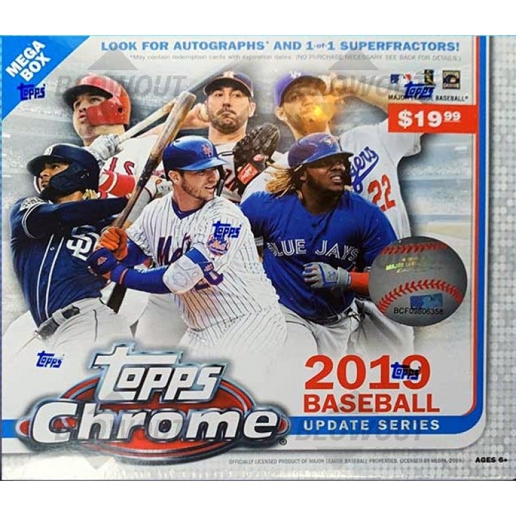 2022 Topps Chrome Update Series Baseball Mega Box