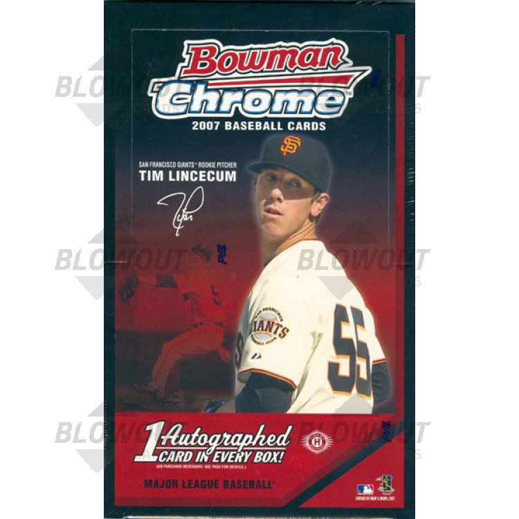 2007 Bowman Draft Picks & Prospects Baseball Hobby Box - Card Exchange  Sports