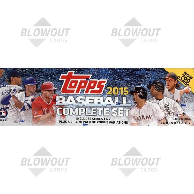 2015 Topps Baseball Complete Set All Star Game Exclusive Edition 5 Card  Bonus