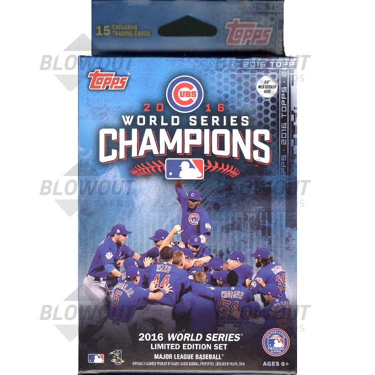  2016 Topps Chicago Cubs World Series Champions Box Set