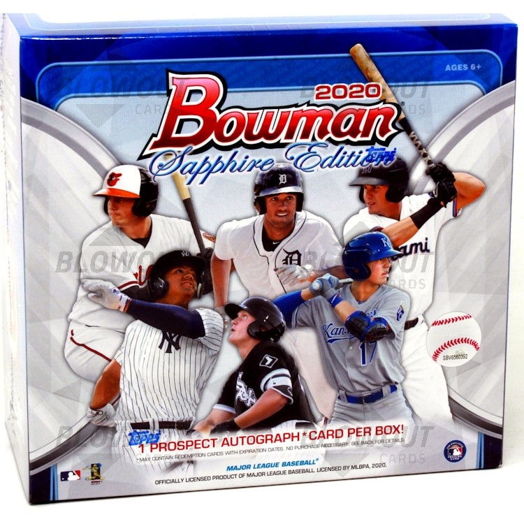 2020 Bowman Sapphire Baseball Checklist