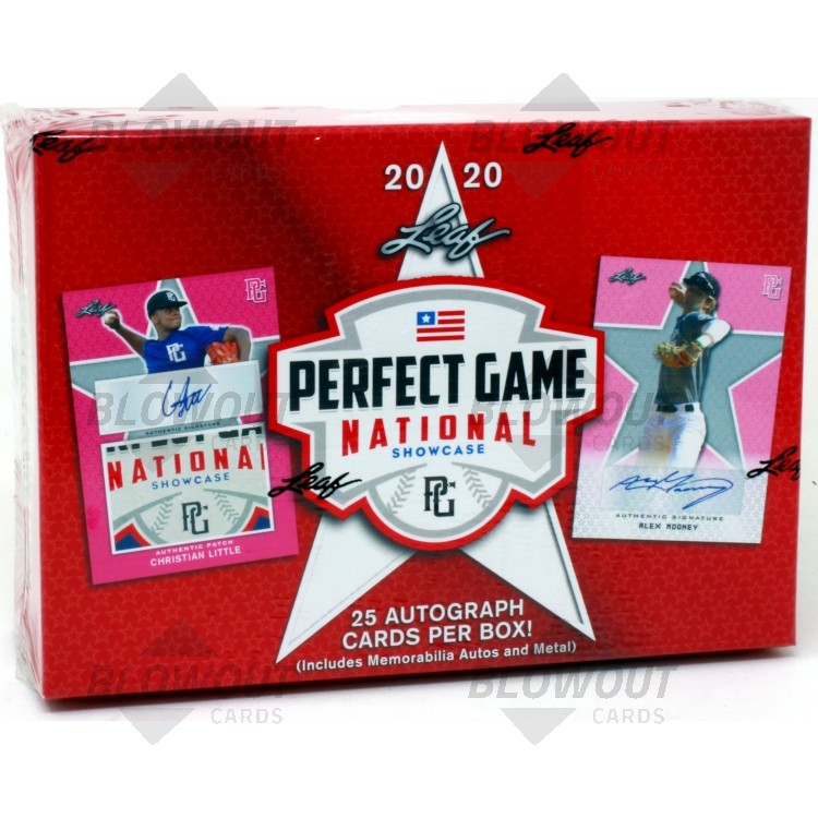 2018 Leaf Perfect Game National Showcase Checklist, Boxes, Info, Date