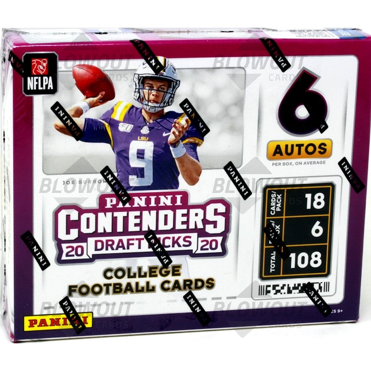 2020 Panini Contenders Draft Picks Football Hobby Box