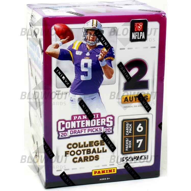 2020 Panini Contenders Draft NFL Football Blaster Box- 6 Cards per Pack