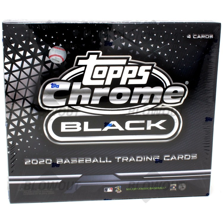 2020 Topps Chrome Black Baseball Hobby Box