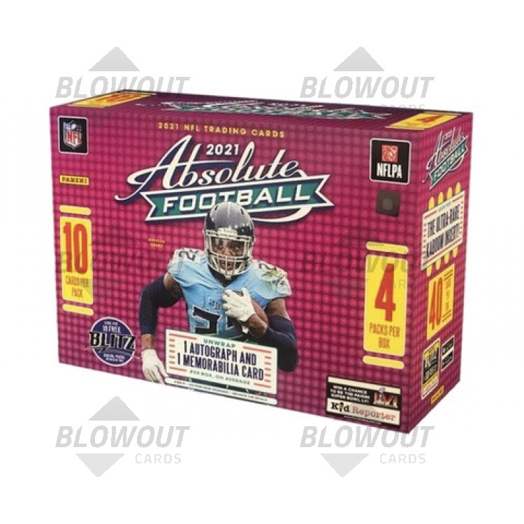 2021 Panini Absolute Football 8-Pack Blaster Box (Green Parallels