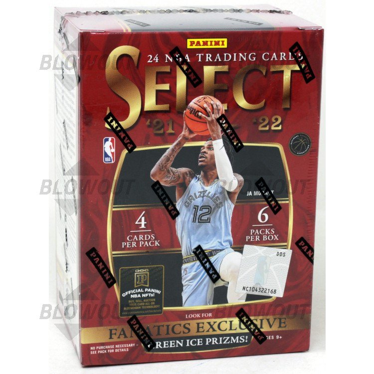 2020-21 Panini Select NBA Basketball Trading Cards Blaster Box