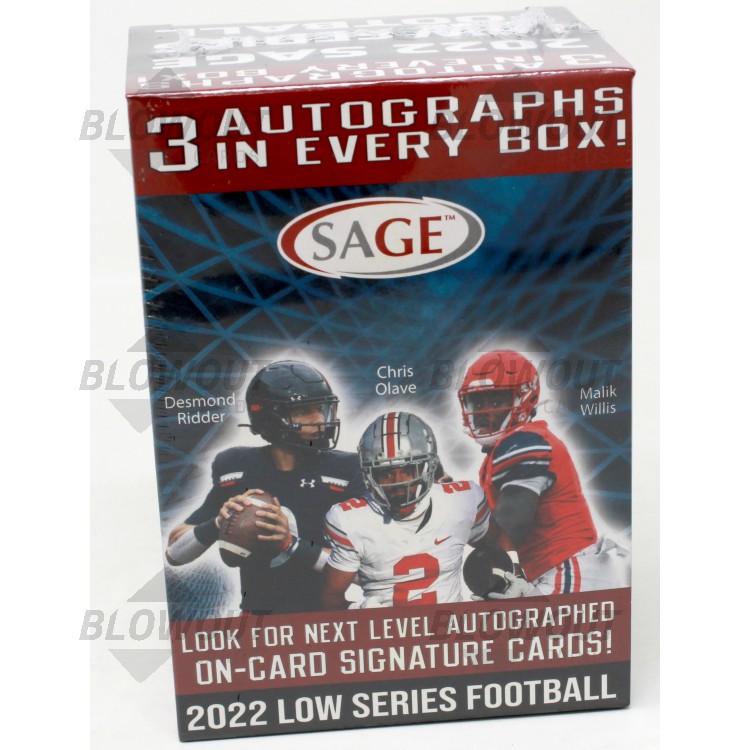 2022 Sage Hit Draft Low Series Football Cards Base or Autos Pick From List