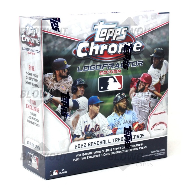 2022 Topps Chrome Baseball Logofractor Edition 40 Box Case