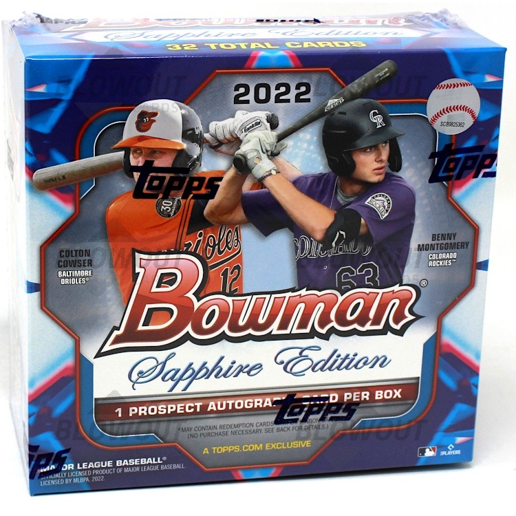 2022 Bowman Baseball Sapphire Edition Box