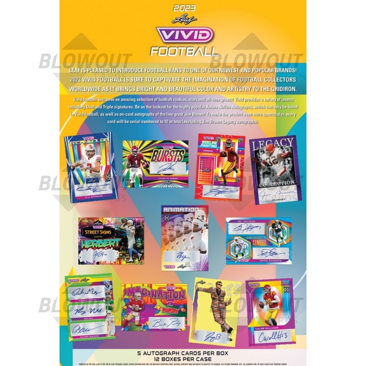 2023 Leaf Vivid Football Box