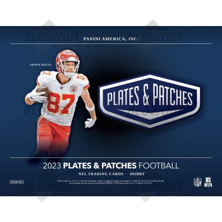 2023 Panini Plates & Patches Football Hobby Box