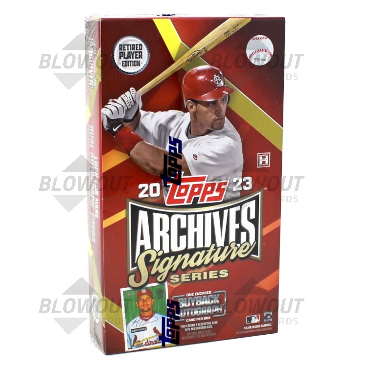 2023 Topps Archives Signature Series Retired Player Ed Baseball Box