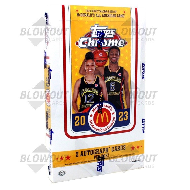 2023 Topps Chrome McDonald's All American Basketball Hobby Box