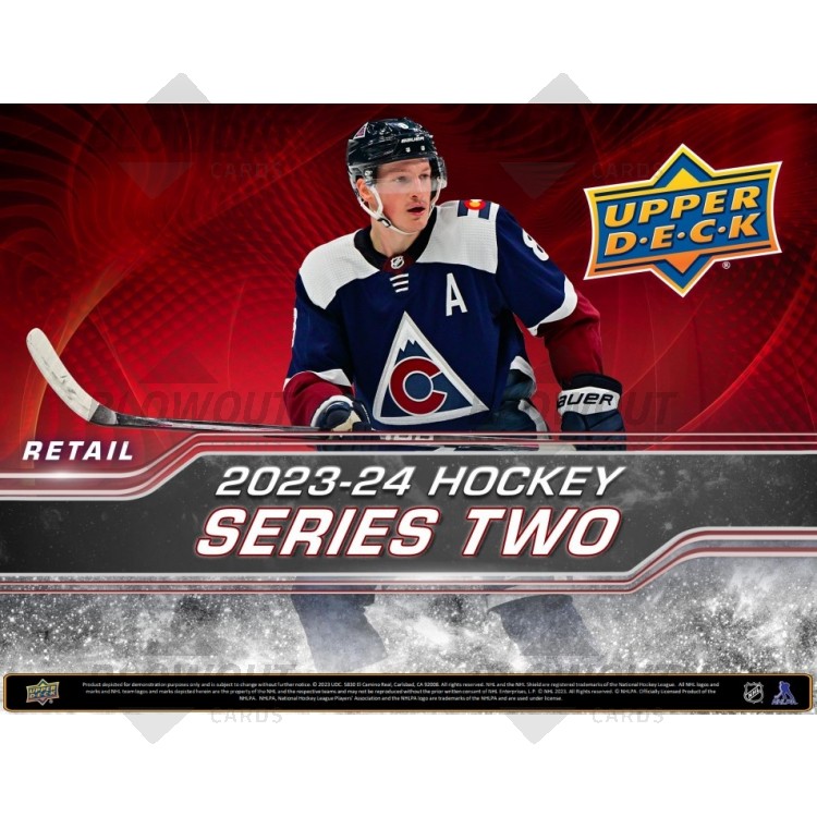2023/24 Upper Deck Series 2 Hockey Retail Tin 12 Box Case
