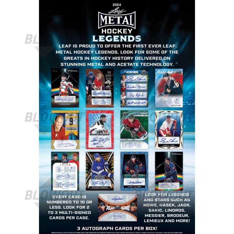 2024 Leaf Metal Hockey Legends Box