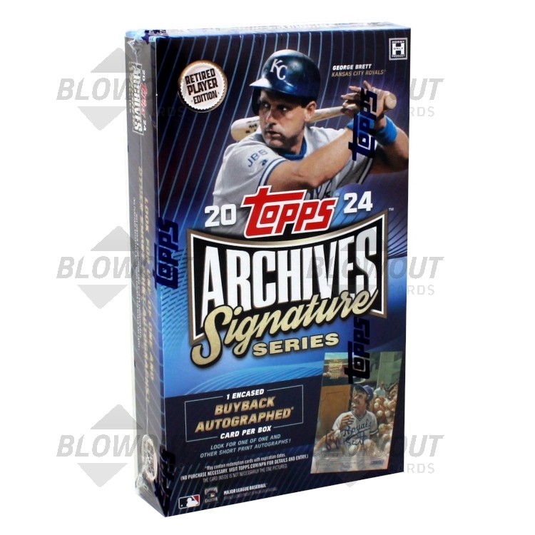 2024 Topps Archives Signature Series Retired Player Ed Baseball 20 Box Case