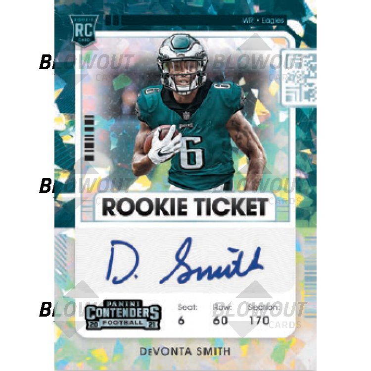 2021 Panini Contenders Football Hobby Box - 1st Off The Line