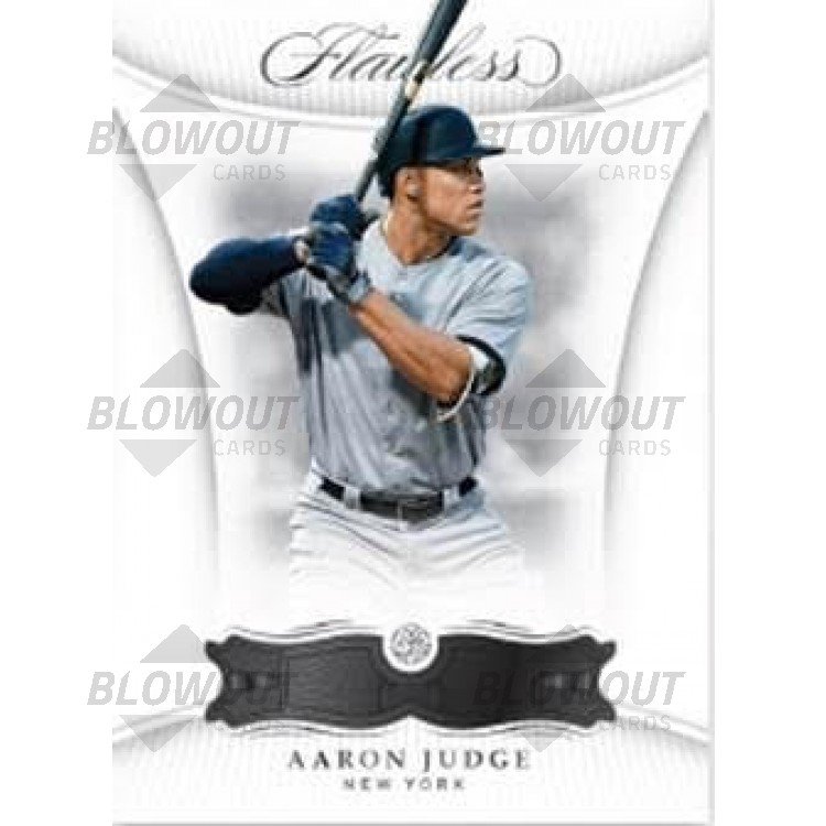 Aaron Judge 2018 Panini Flawless Baseball Signatures Sapphire Autograph Card  5/7