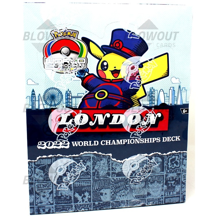 2022 Pokemon TCG World Championship Deck 6 Box Case