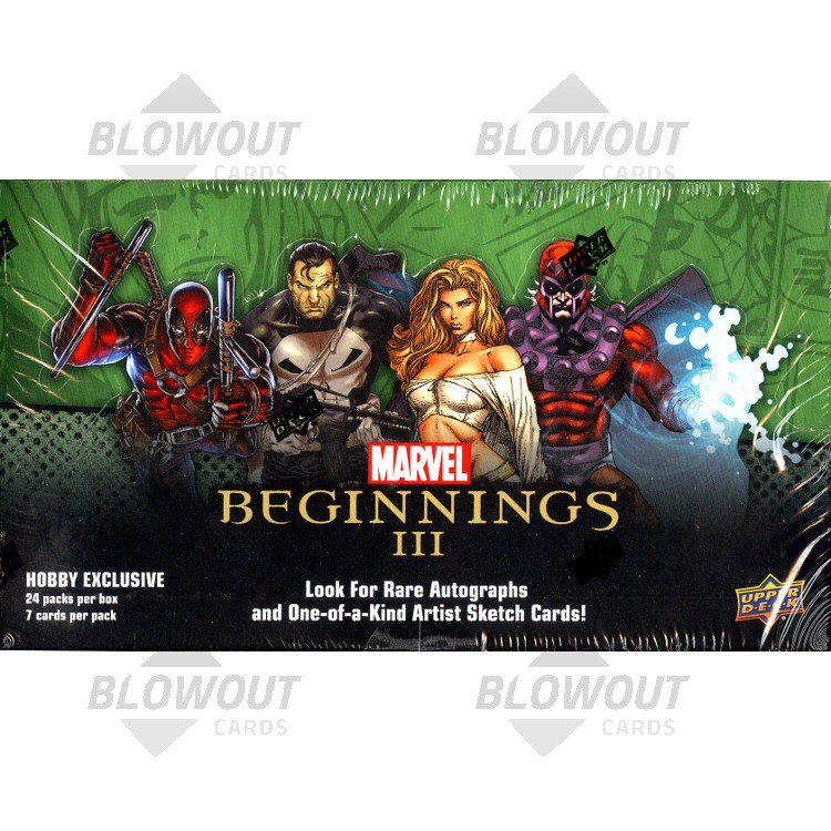 Marvel Beginnings Series 3 Trading Cards Box Upper Deck
