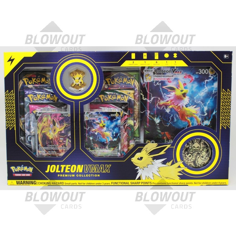 Pokémon Trading Card Games: Jolteon VMAX Premium Collection Box