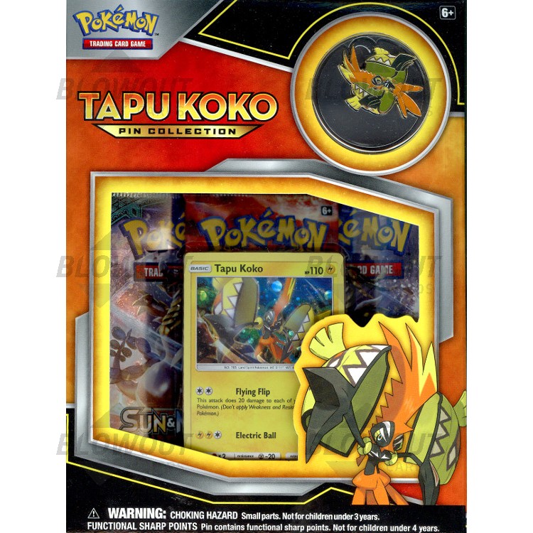 Pokemon Tapu Koko Figure Collection 12 Box Case