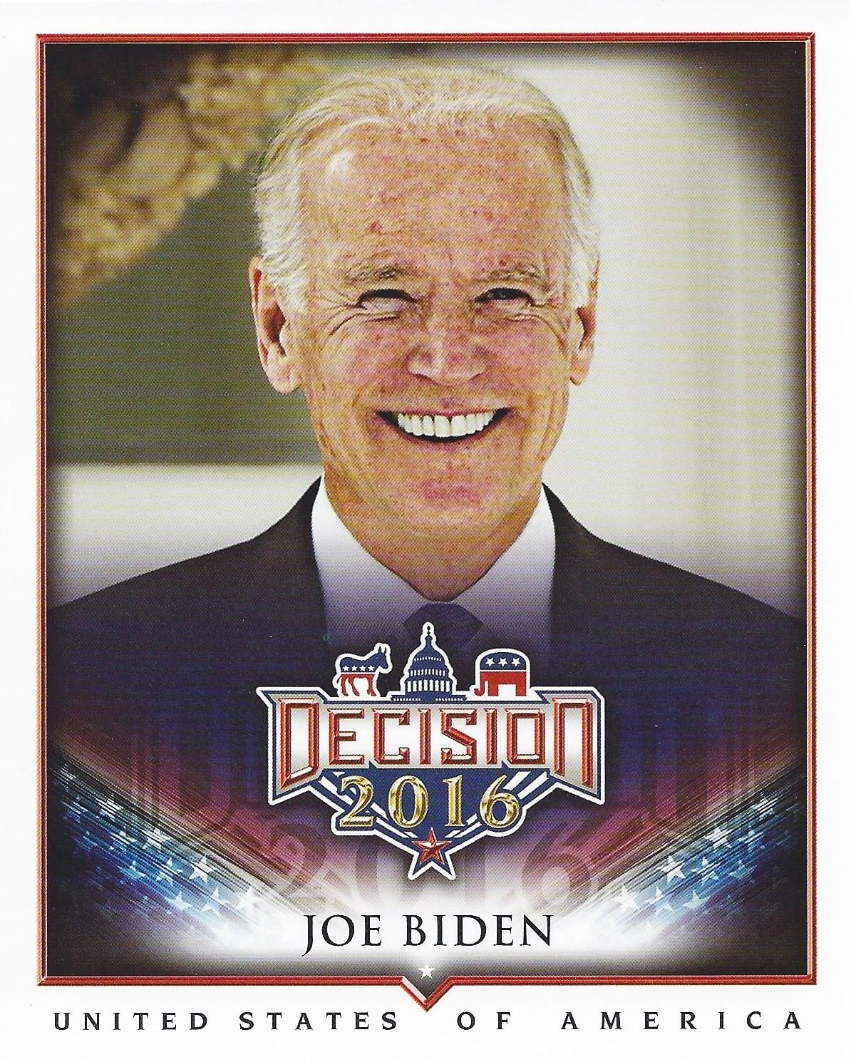 Decision 2016 political trading card odds & shortprints revealed