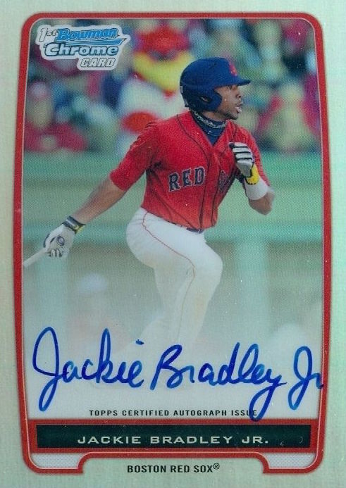 A Red Sox fan came up with the baseball on Jackie Bradley Jr.'s