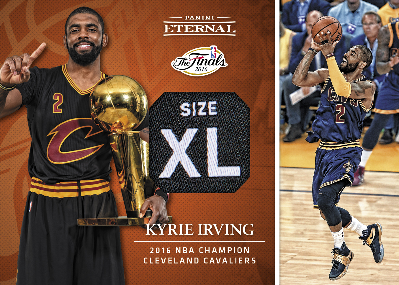 Kyrie Irving's NBA Finals jersey makes latest Panini Eternal card