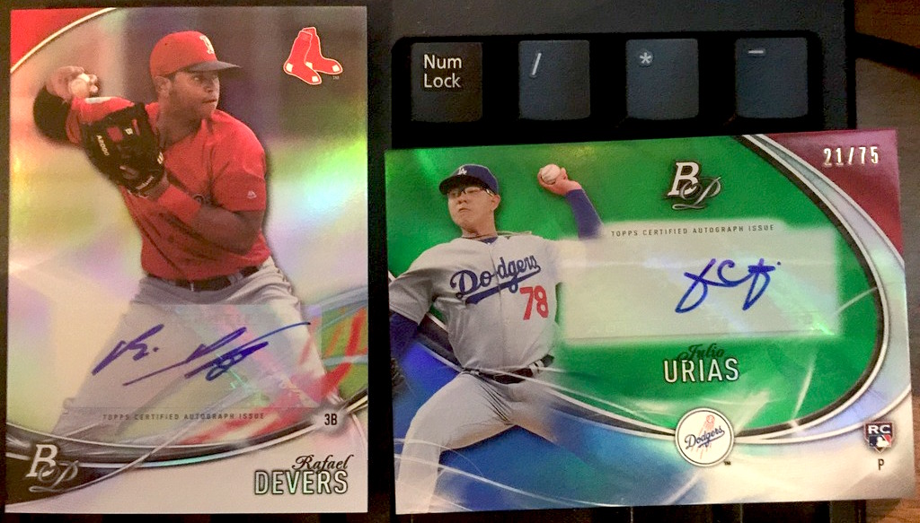 Julio Urias autographs / Blowout Buzz