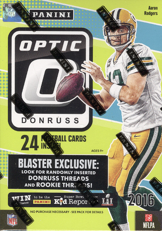 Buzz Break 2016 Donruss Optic Football Cards Blaster Box Blowout Buzz