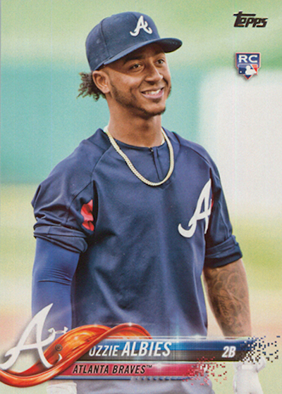 Ozzie Albies Atlanta Braves 2018 Topps # 276 Rookie Card