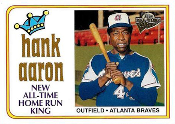 Revisiting a favorite Hank Aaron baseball card on his 84th birthday /  Blowout Buzz