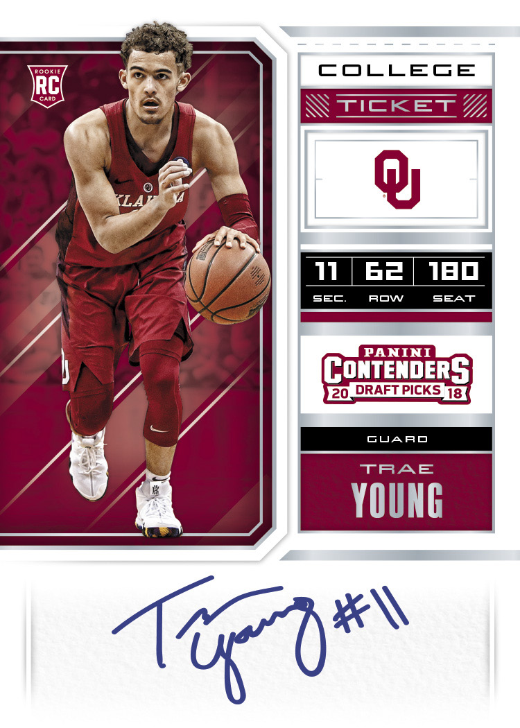 panini contenders draft picks 2018