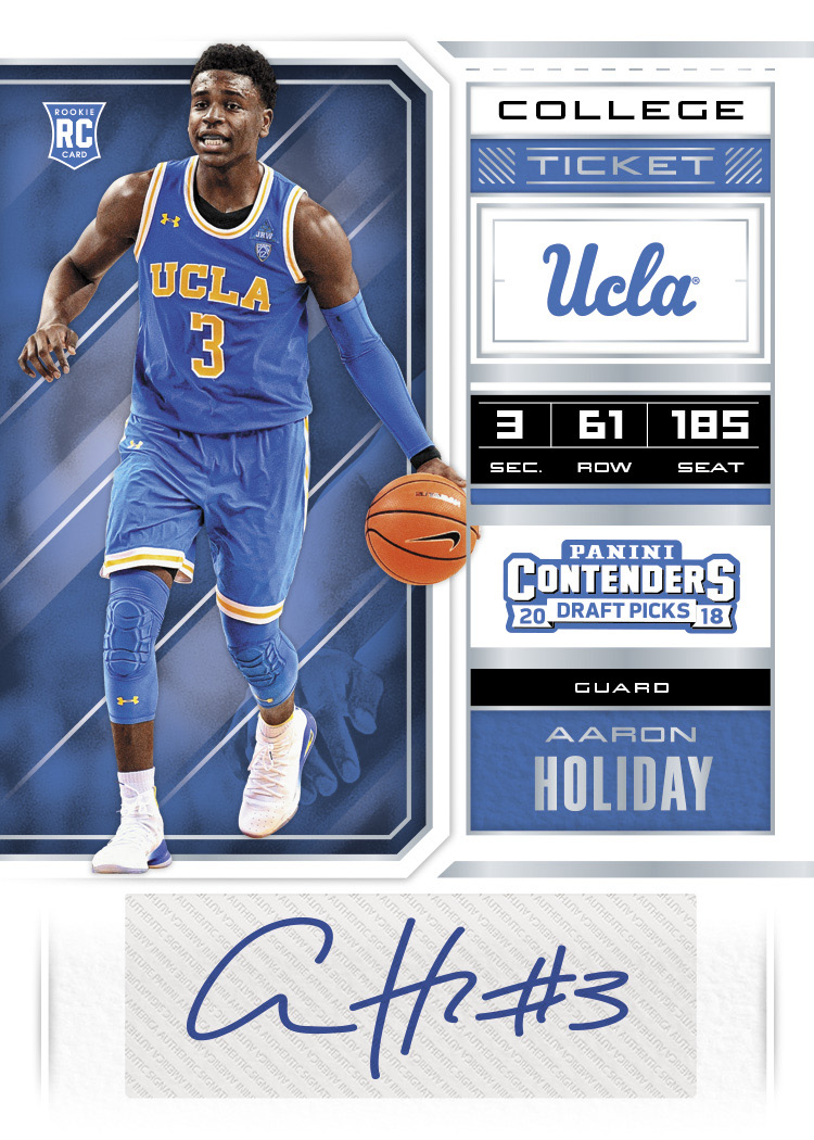 First Buzz: 2018 Panini Contenders Draft Picks basketball