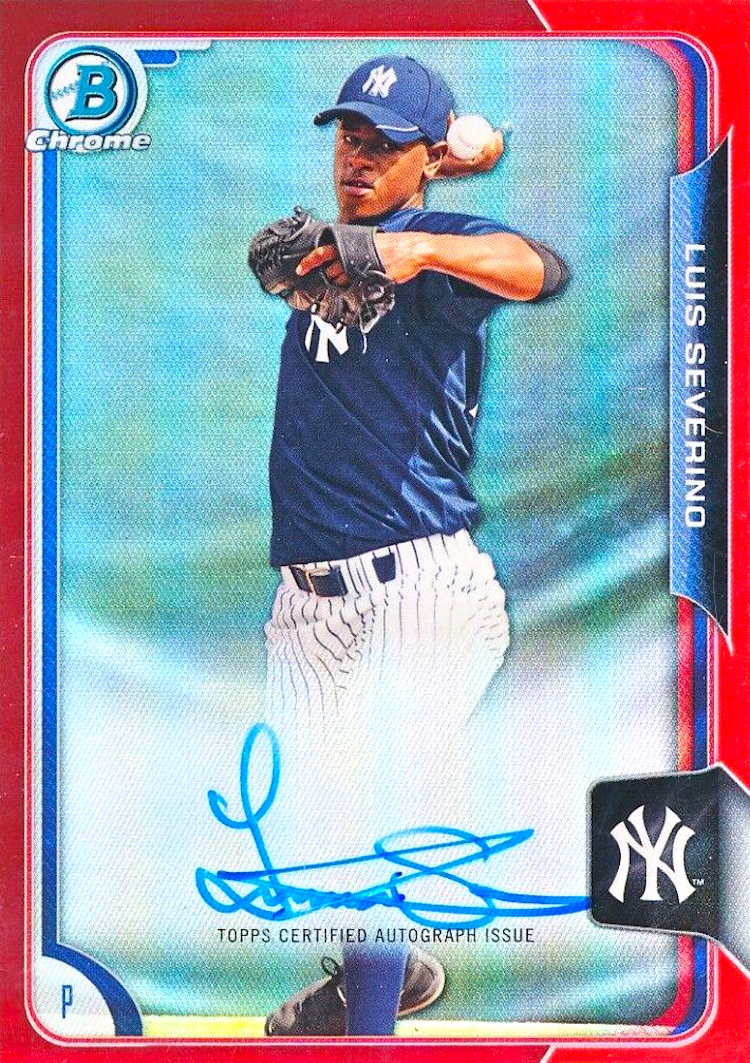 LUIS SEVERINO NEW YORK YANKEES 2018 MLB TOPPS UPDATE SERIES ALL