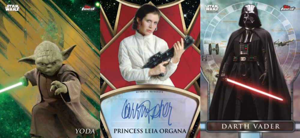 star wars finest trading cards