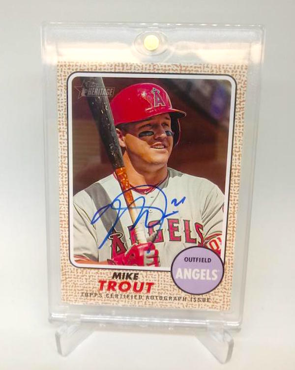 Is this Trout auto Authentic? - Blowout Cards Forums