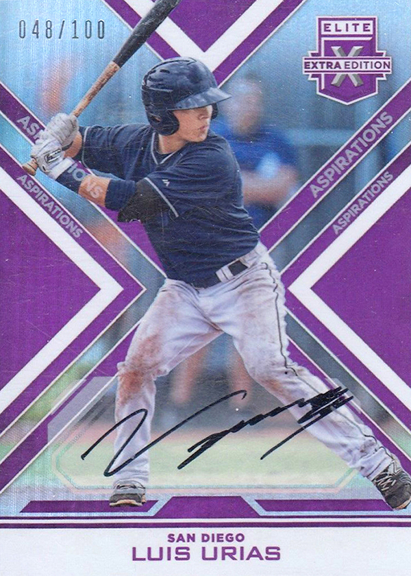 Luis Urias San Diego Padres 2018 Topps Pro Debut Minor League