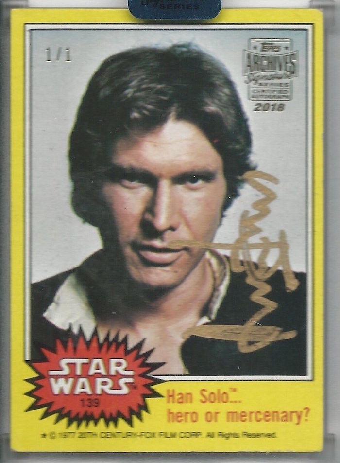 eBay Buzz Weekly Update: Harrison Ford's ink, NAR! sketches, 1960s wax ...