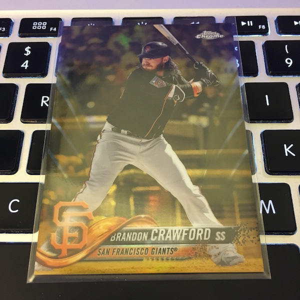 2023 Topps Chrome Brandon Crawford Refractor