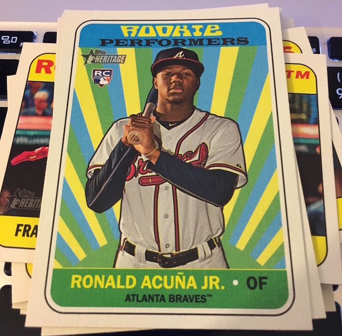  2018 Topps Heritage High Number Rookie Performers