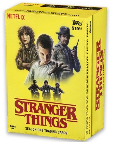 stranger things season one trading cards