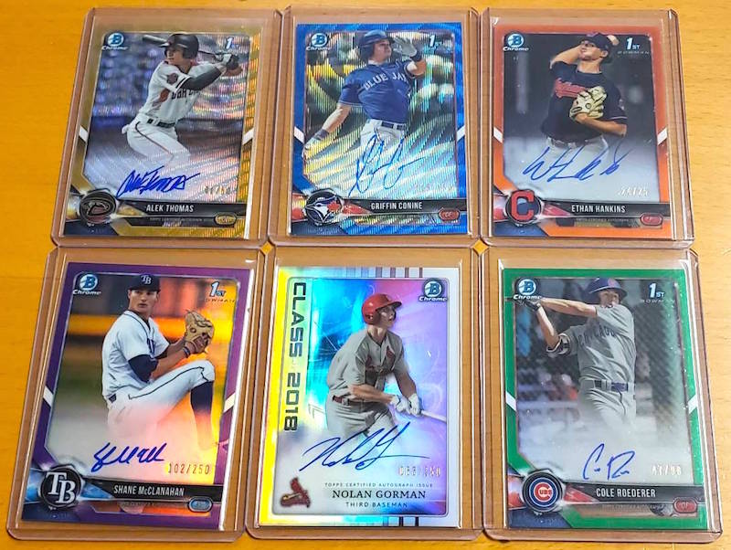 Russell Wilson just one of the autos in 2018 Bowman Chrome / Blowout Buzz